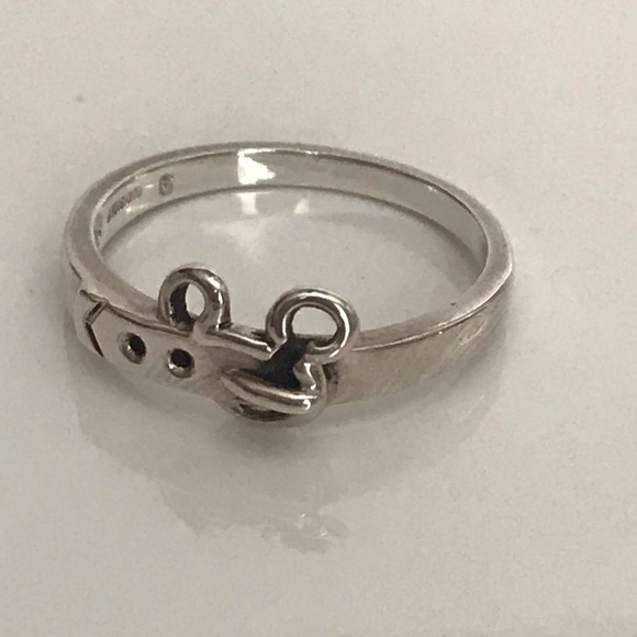 925 Disney Mickey Buckle Ring - Picture 3 of 7